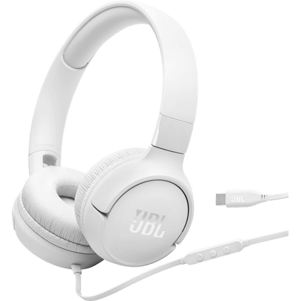 Auriculares JBL Tune 520C USB-C - Blanco