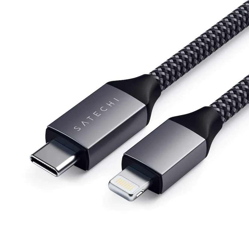 Cable de carga Satechi USB-C a Lightning2