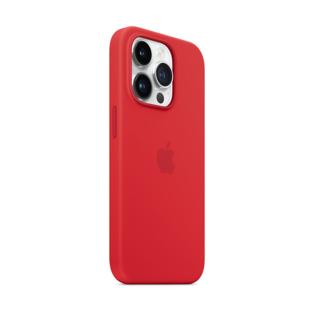 Funda Apple iPhone 14 Pro silicona MagSafe - Rojo2