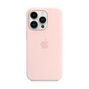 Funda Apple iPhone 14 Pro silicona MagSafe - Rosa tiza1