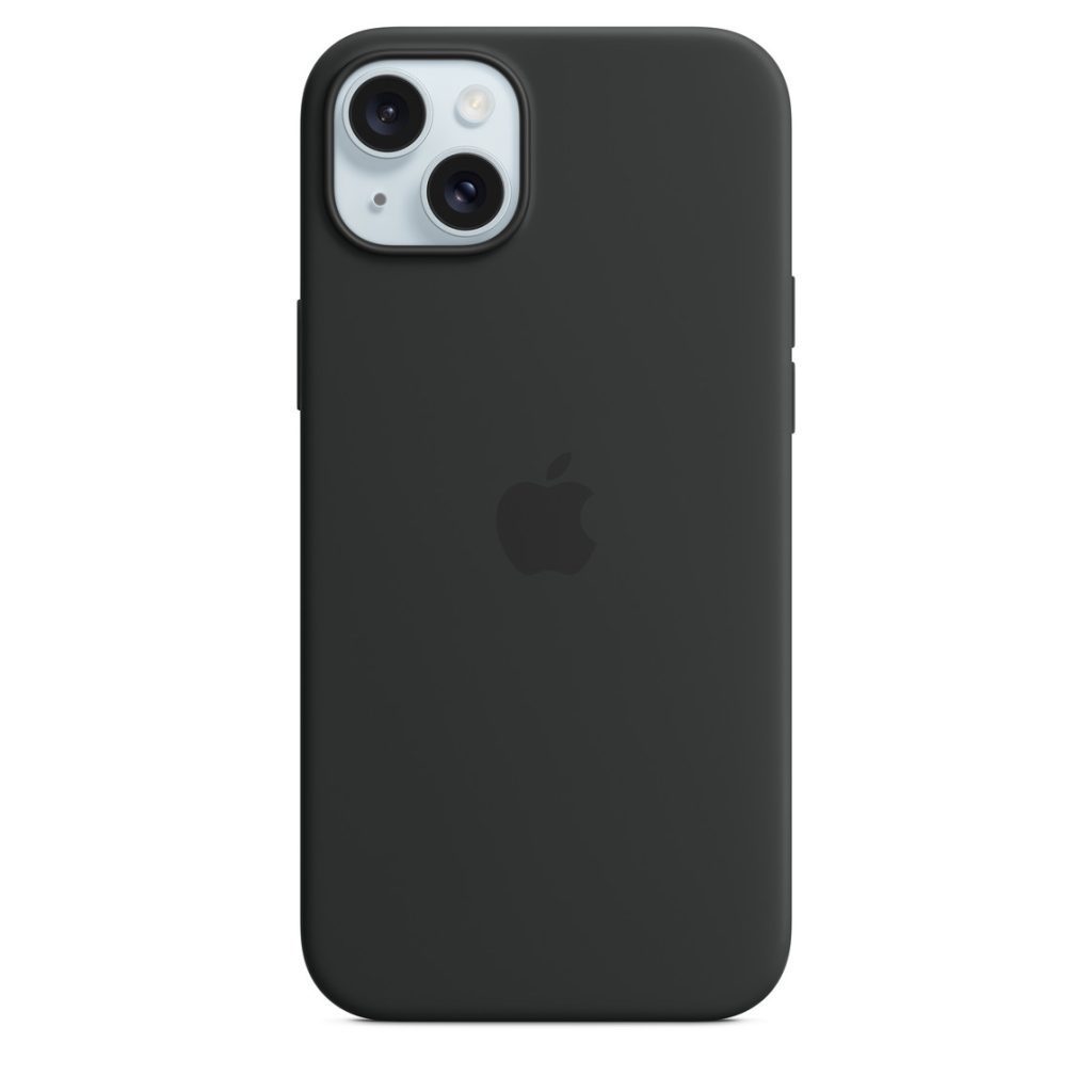 Funda Apple iPhone 15 Plus Silicona Magsafe- Negro1