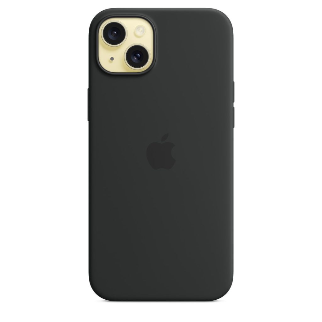 Funda Apple iPhone 15 Plus Silicona Magsafe- Negro3