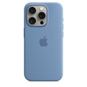 Funda Apple iPhone 15 Pro Silicona Magsafe - Azul invierno1