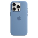 Funda Apple iPhone 15 Pro Silicona Magsafe - Azul invierno3