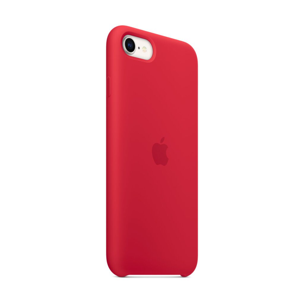 Funda Apple iPhone SE silicona - Rojo2