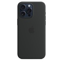 Funda Apple iPhone 15 Pro Max Silicona Magsafe - Negro1