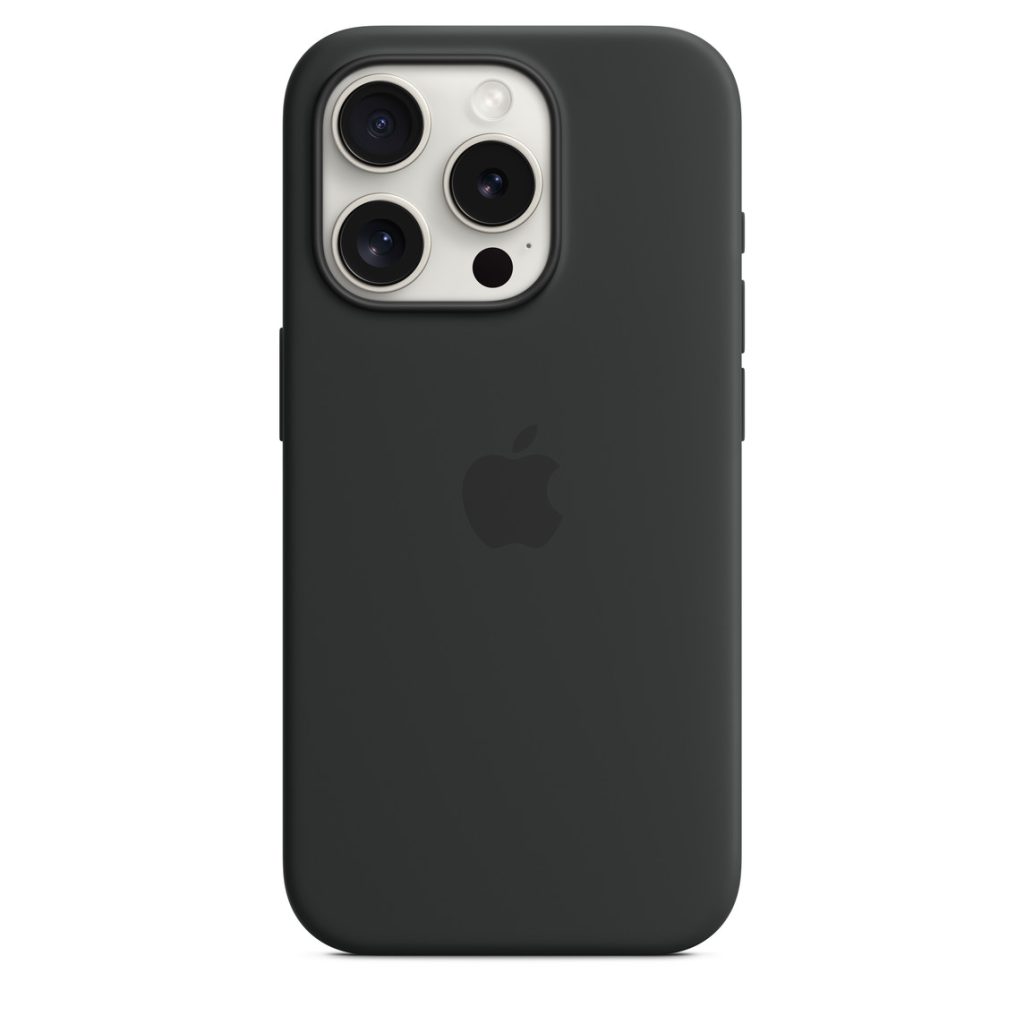 Funda Apple iPhone 15 Pro Silicona Magsafe - Negro3