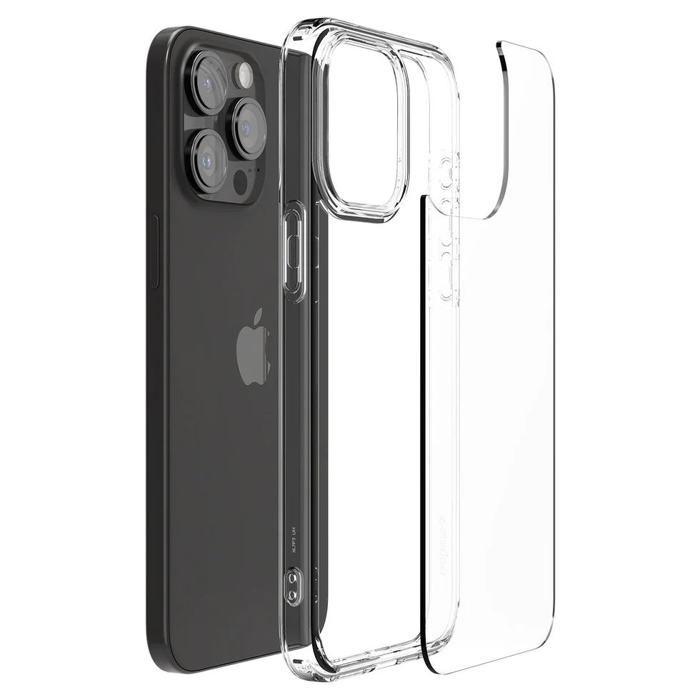 Funda Spigen iPhone 15 Pro Crystal Hybrid - Transparente4