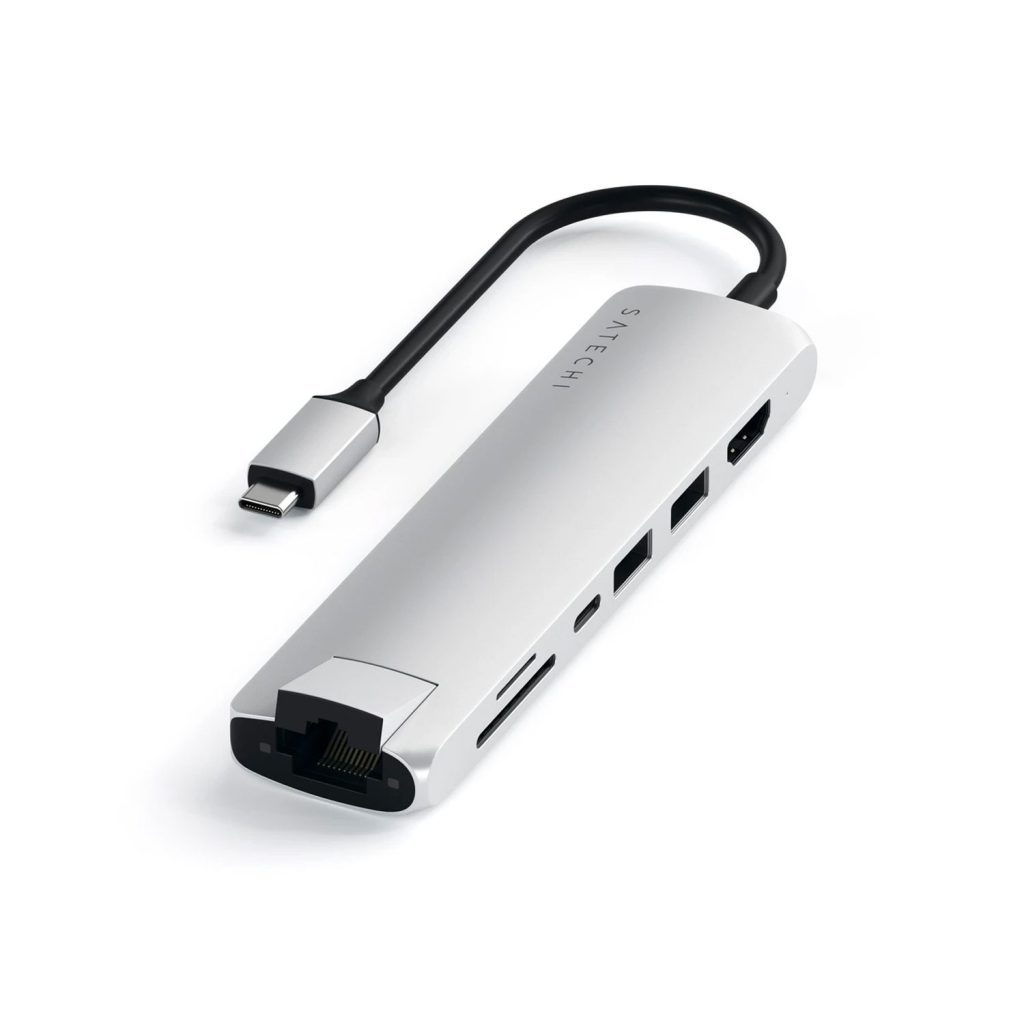 Hub Satechi USB-C 6 puertos - Plata1