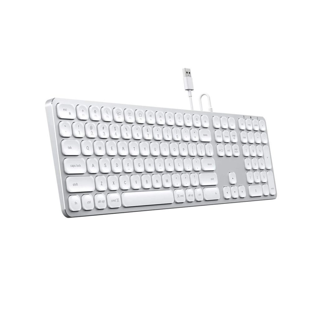 Teclado con cable USB Satechi - Plata - Inglés2