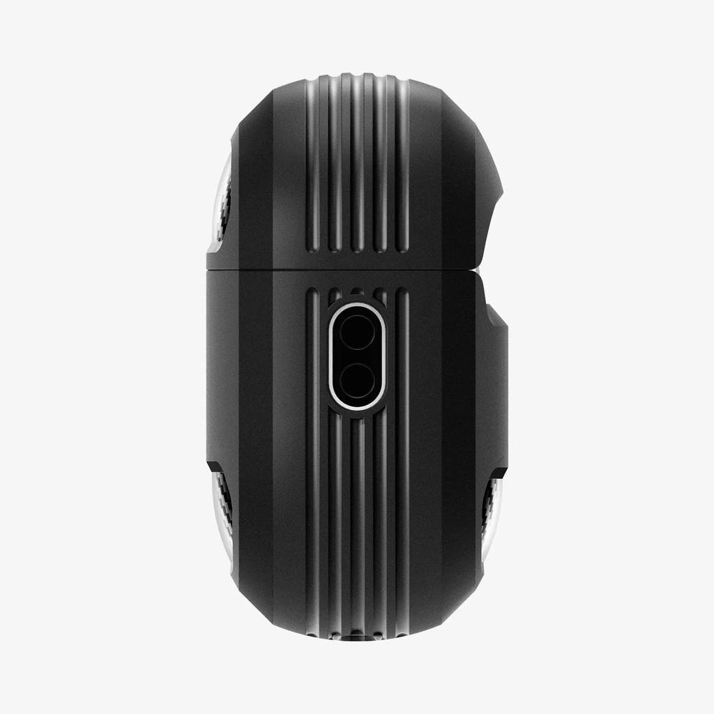 Funda Spigen Rugged Armor AirPods 4 - Negro Mate