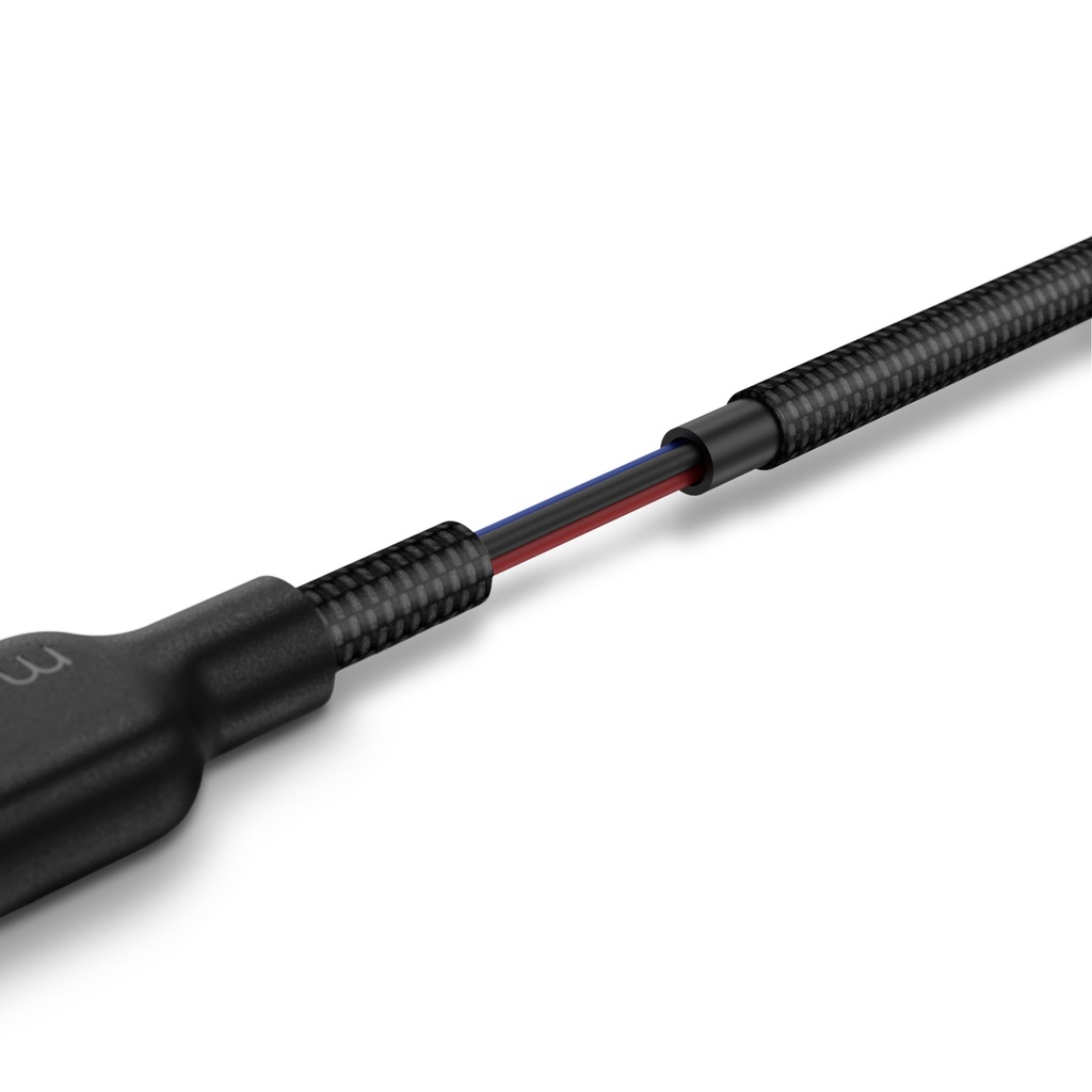 Cable mophie USB-C a Lightning 1 mts - Negro