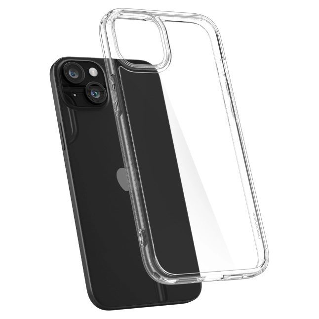 Funda Spigen iPhone 15 Plus Crystal Hybrid - Transparente2