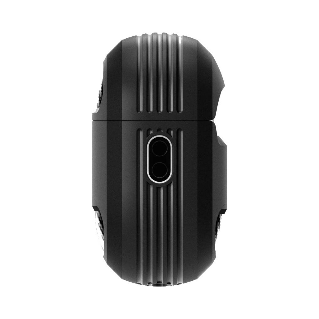 Funda Spigen Rugged Armor AirPods 4 - Negro Mate