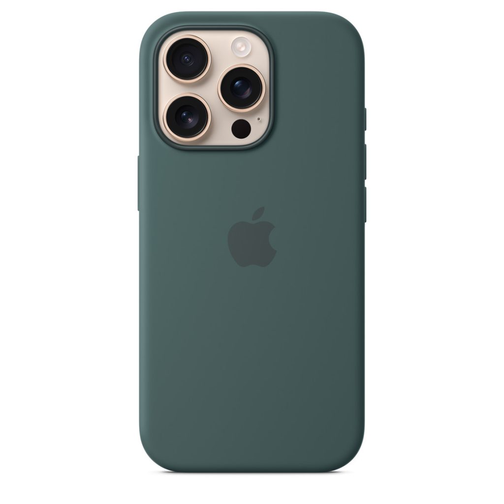 Funda Apple iPhone 16 Pro Silicona Magsafe - Verde Lago