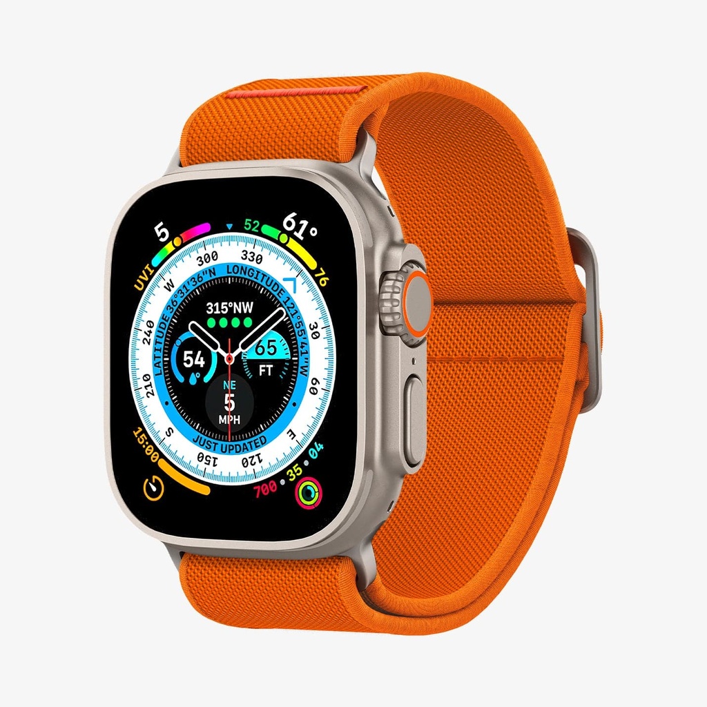 Correa Spigen Apple Watch 49/45/44/42 mm Lite Fit Ultra - Naranja - Open Box