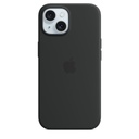 Funda Apple iPhone 15 Silicona Magsafe - Negro