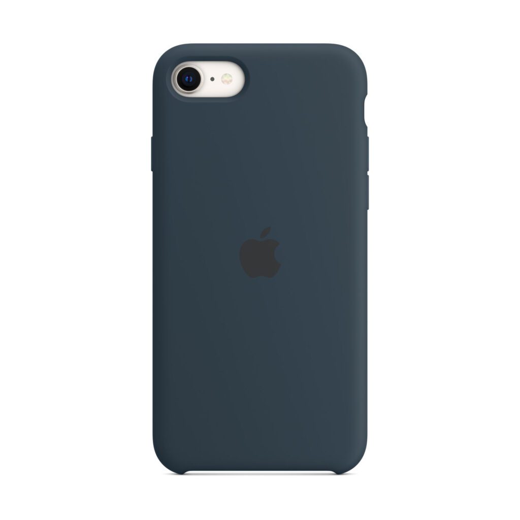 Funda Apple iPhone SE silicona - Azul abismo