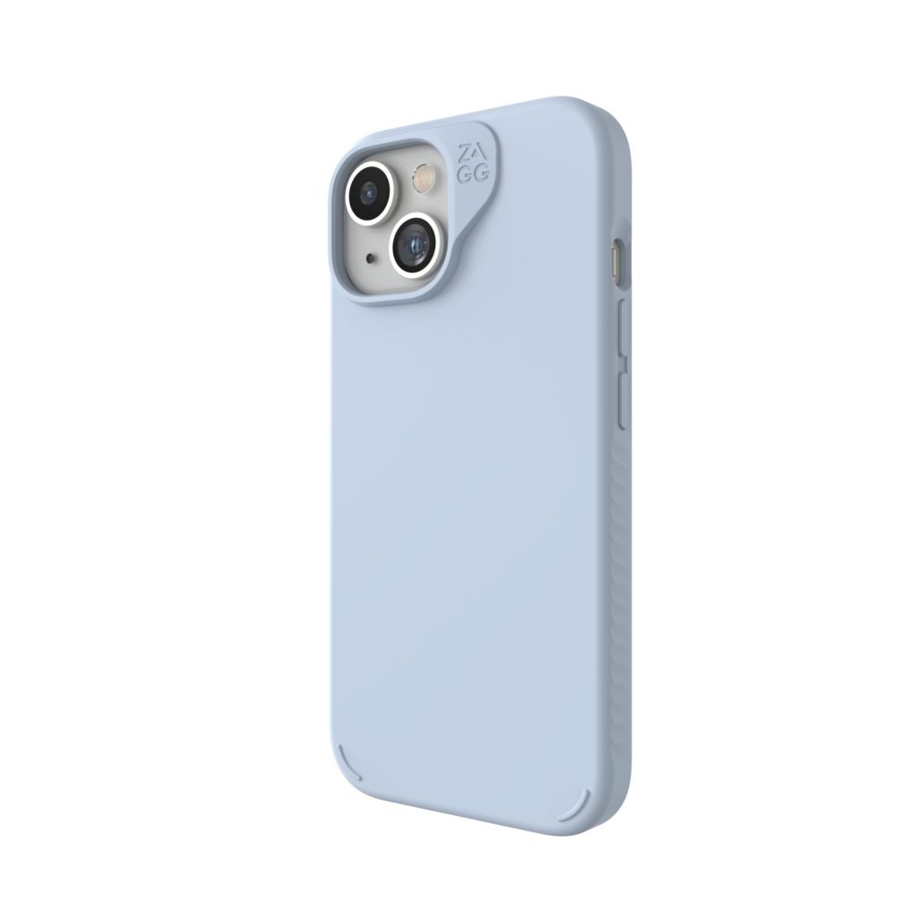 Funda ZAGG iPhone 15 Manhattan Snap - Azul Cielo