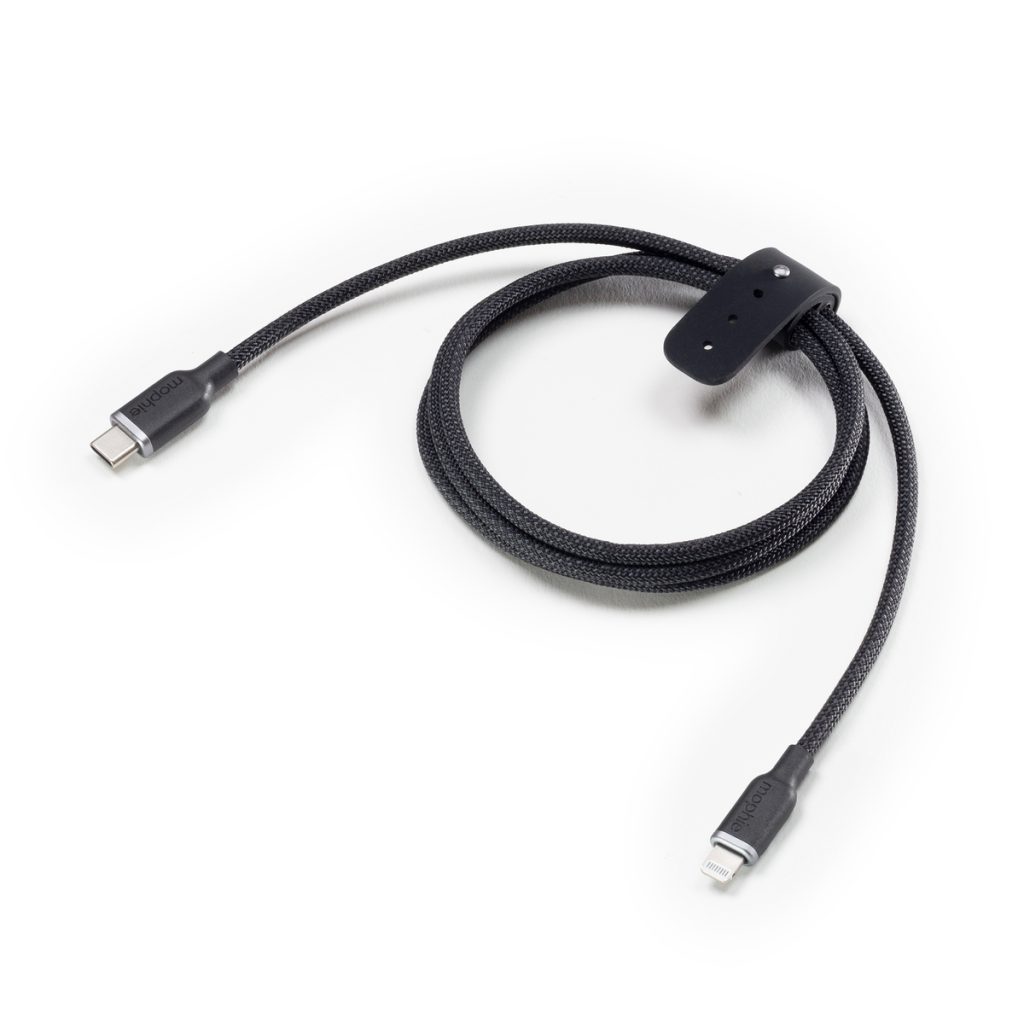 Cable mophie USB-C a Lightning 1 mts - Negro