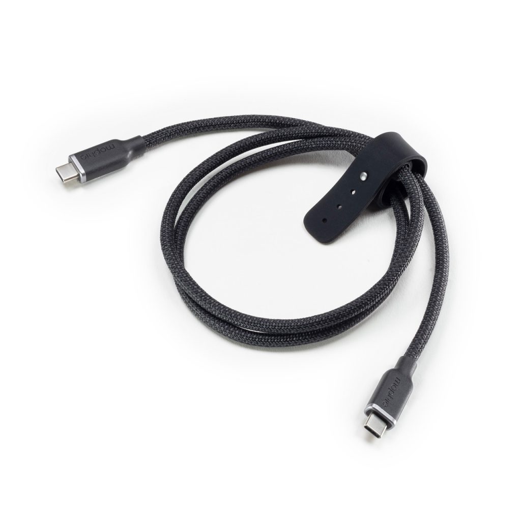 Cable mophie USB-C a USB-C 0,8 mt - Negro