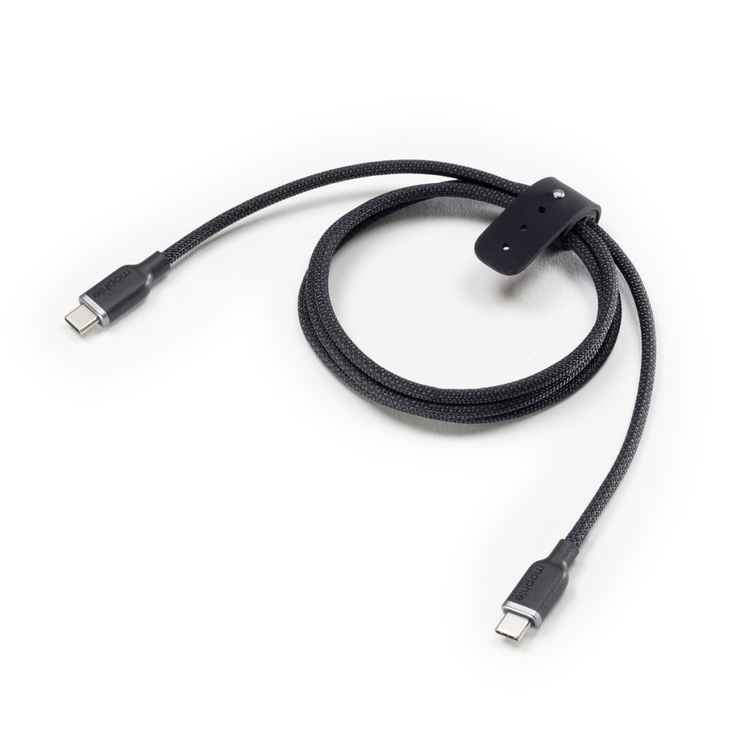 Cable mophie USB-C a USB-C 2 mts - Negro