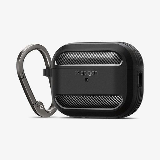 [ACS08642] Funda Spigen Rugged Armor AirPods 4 - Negro Mate