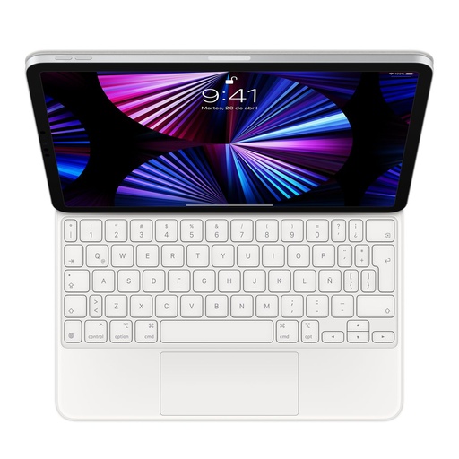 [MJQJ3LA/A-OB] Apple Magic Keyboard iPad Pro 11 (3 Gen)/iPad Air (5 Gen) - Blanco - Open Box