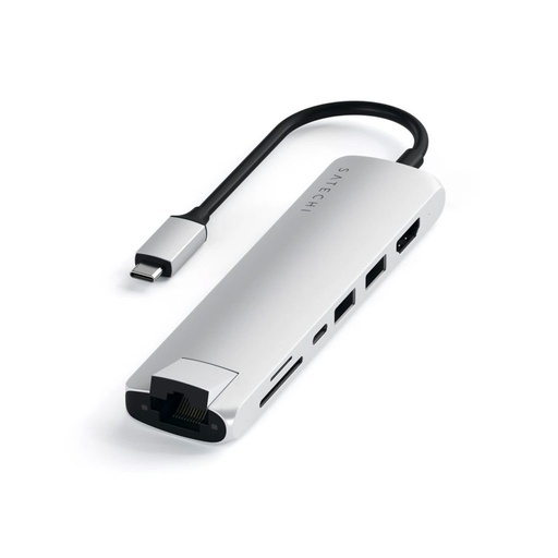 [ST-UCSMA3S] Hub Satechi USB-C 6 puertos - Plata