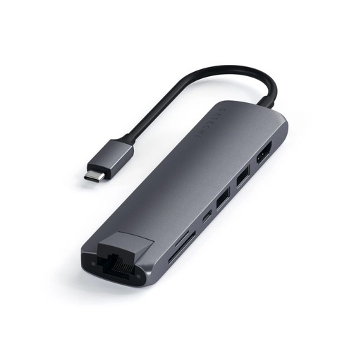 [ST-UCSMA3M] Hub Satechi USB-C 6 puertos - Gris espacial