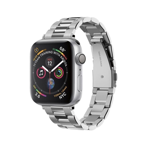 [061MP25943] Correa Spigen modern fit Apple Watch 38/40/41 mm - Plata