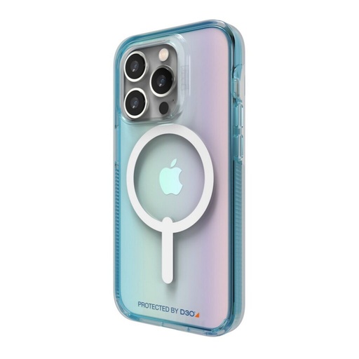 [702010482] Funda Gear4 iPhone 14 Pro Milan Snap - Cyan degradé